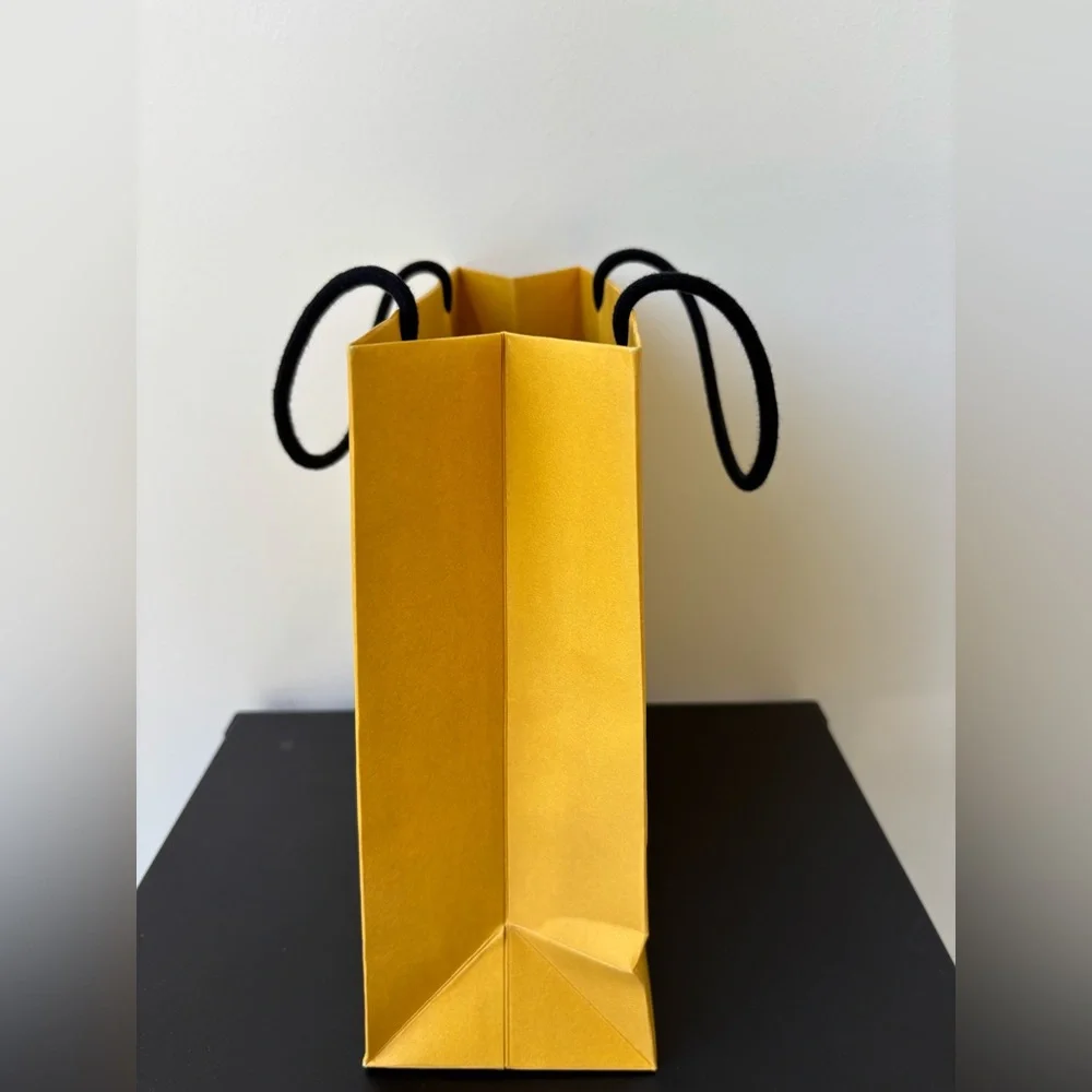 Fendi Yellow Shopping Bag